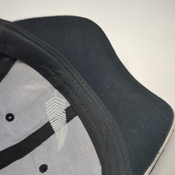 All Blacks Strapback Baseball Cap Black One Size Adjustable Embroidered 6 Panel - Picture 8 of 10
